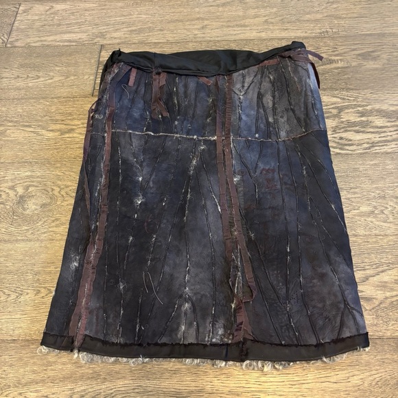 Rare Vintage Curly Mongolian Lamb Fur Skirt - Picture 10 of 11